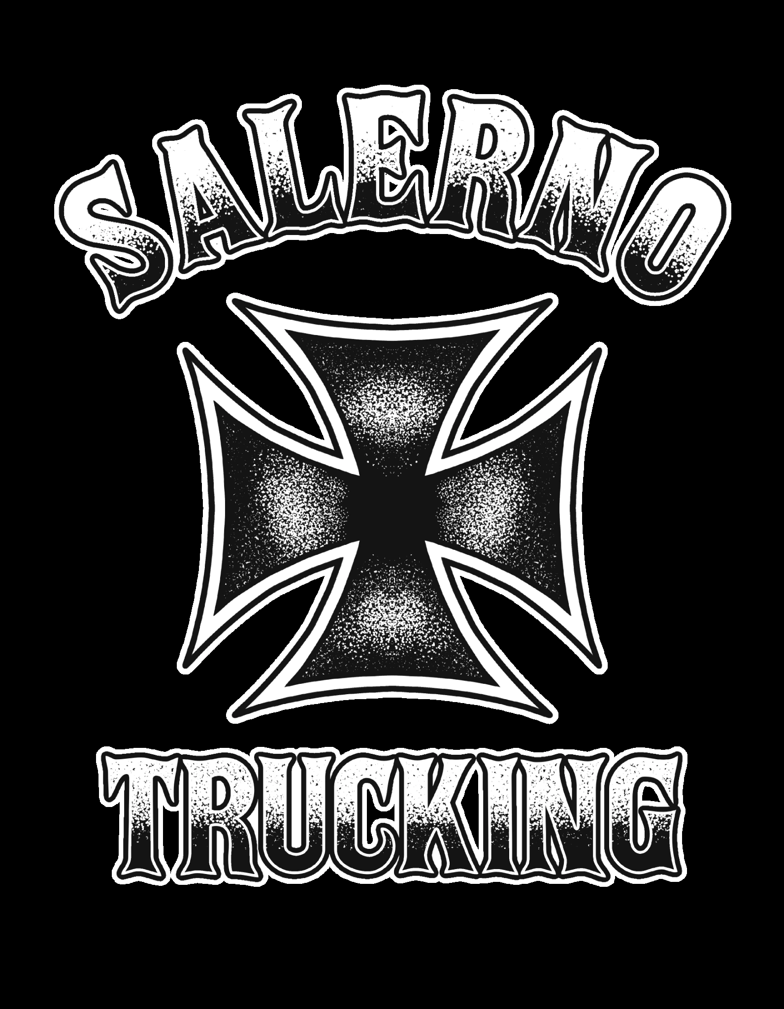Salerno Trucking iron cross logo